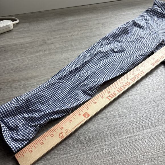 Ralph Lauren Men's XL Blue White Gingham Check Button Down Shirt Red Pony - Picture 7 of 9